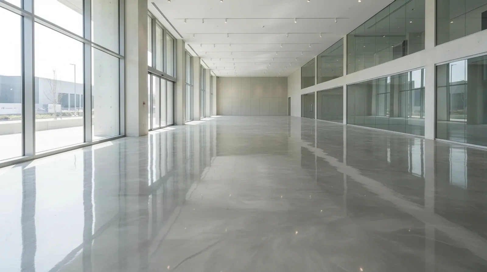 Plancher d'époxy à Montréal.