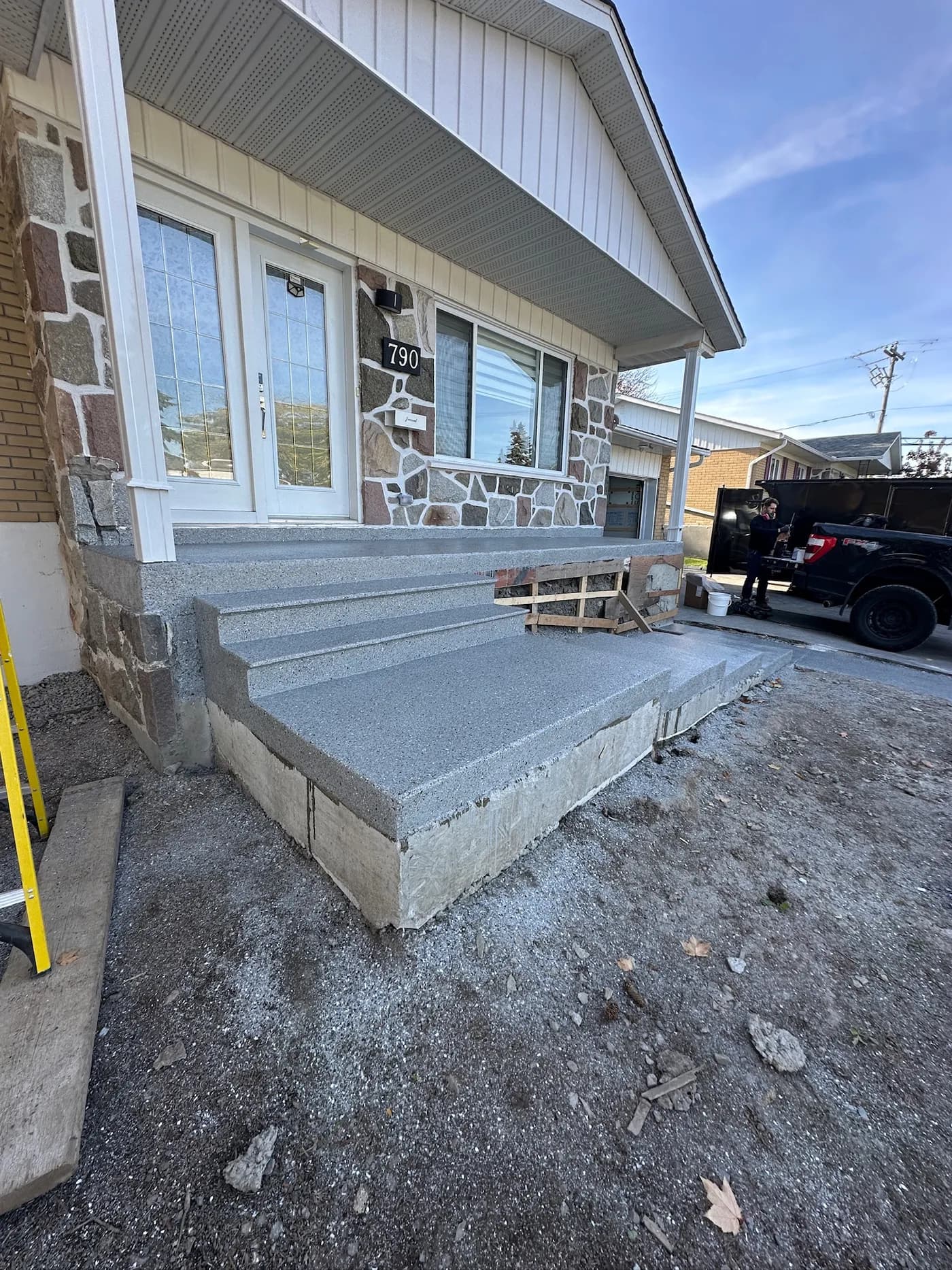 Steps and outdoors