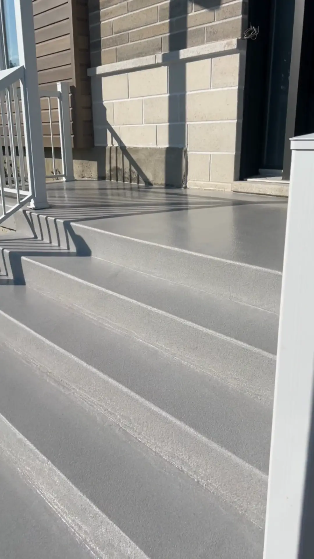 Marches extérieures de quartz